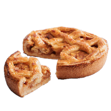 Verse ambachtelijke appeltaart